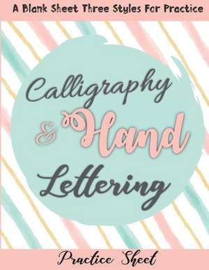 Calligraphy and Hand Lettering Practice Sheet de The Master Hand Lettering