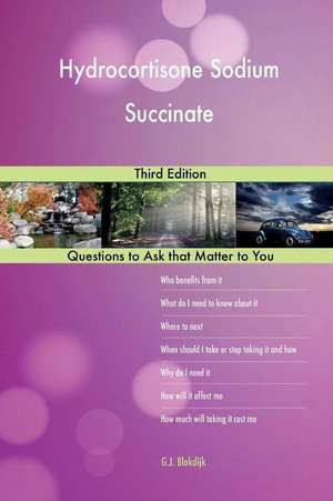Hydrocortisone Sodium Succinate; Third Edition de Blokdijk, G. J.