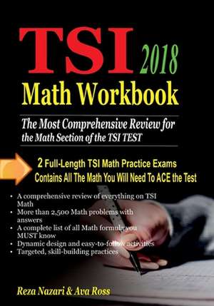 Tsi Math Workbook 2018 de Reza Nazari