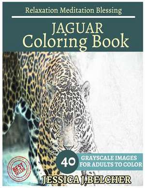 Jaguar Coloring Book for Adults Relaxation Meditation Blessing de Belcher, Jessica