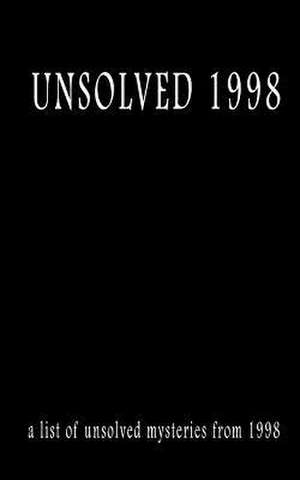 Unsolved 1998 de MR Pat Finn