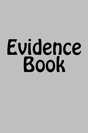 Evidence Book de Maisy Millard