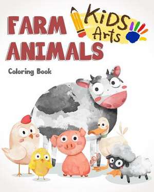 Farm Animals Coloring Book de Knecht, Lynn