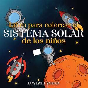 Libro para colorear el sistema solar de los niños de Young Dreamers Press