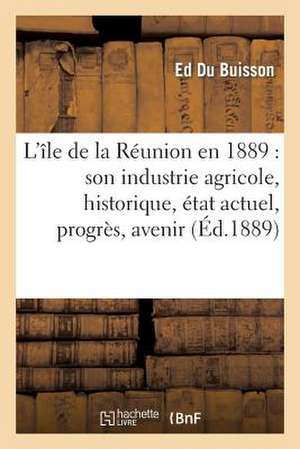 L'Ile de La Reunion En 1889: Son Industrie Agricole, Historique, Etat Actuel, Progres, Avenir de Du Buisson-E