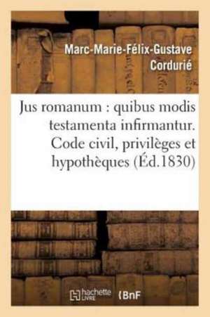 Jus romanum de Cordurié