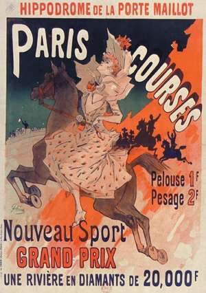 Carnet Affiche Hippodrome Porte Maillot Paris