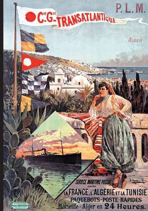 Carnet Affiche Paquebot Poste Algerie Tunisie