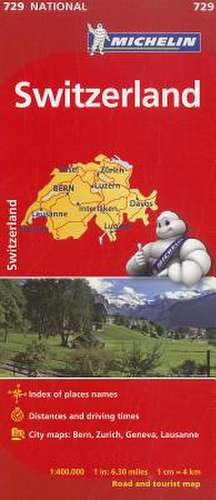 Michelin Switzerland Map 729 de Michelin Travel & Lifestyle