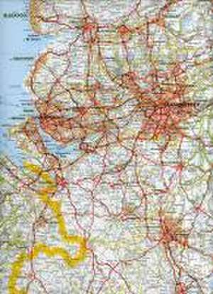 Michelin Regionalkarte England Nord - Midlands 1 : 400 000