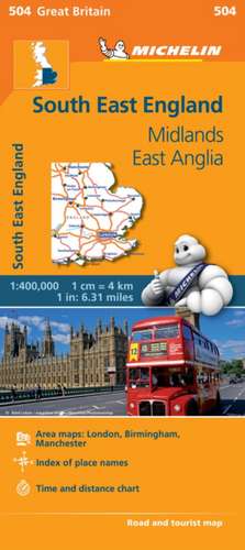 South East England - Michelin Regional Map 504 de Michelin