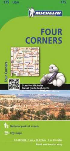 Michelin Four Corners Map de Michelin