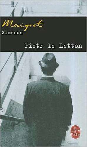 Pietr le letton de Georges Simenon