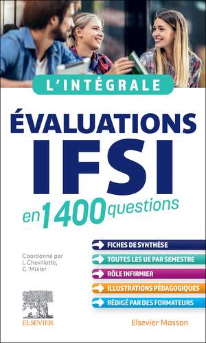 L'intégrale. Évaluations IFSI: en 1400 questions de Jérôme Chevillotte