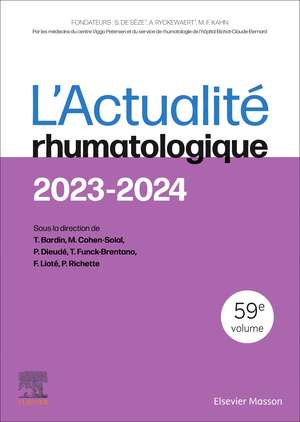 L'Actualité rhumatologique 2023-2024 de Thomas Bardin