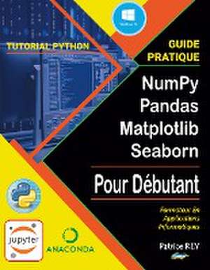 guide numpy pandas matplotlib seaborn de Patrice Rey