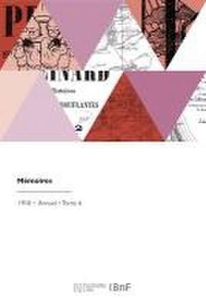 Mémoires de Societe Historique