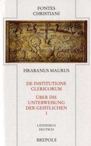 De institutione clericorum de Hrabanus Maurus