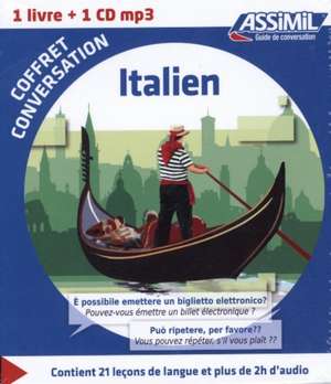 Coffret conversation Italien (guide + 1 CD) de Jean-Pierre Guglielmi