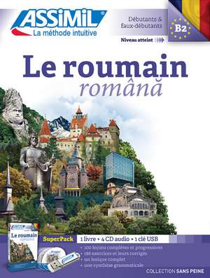 Le Roumain (Superpack): Book + 4CD audio + 1 cle USB de Vincent Ilutiu