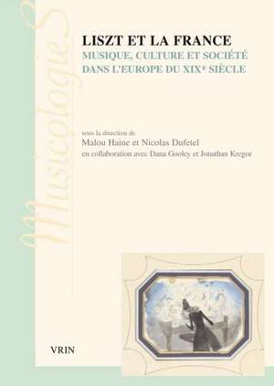 Liszt Et La France: Musique, Culture Et Societe Dans L'Europe Du Xixe Siecle de Nicolas Dufetel