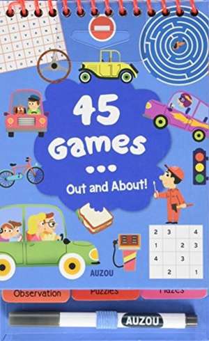 45 Games... Out and About de Auzou Publishing