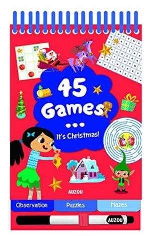 45 Games it's Christmas de Auzou Publishing