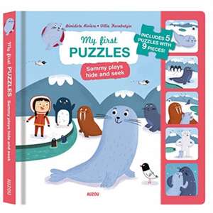 My First Puzzles: Sammy Plays Hide and Seek de Benedicte Riviere