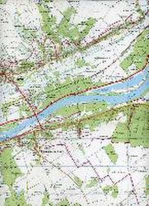 Montrichard - Contres 1 : 25 000 Carte Topographique Serie Bleue Itineraires de Randonnee