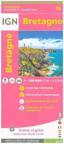 Bretagne 1:250 000