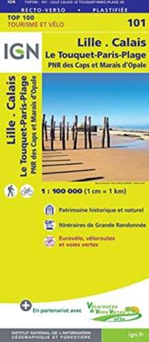 Lille.Calais Le Touquet-Paris-Plage 1:100 000