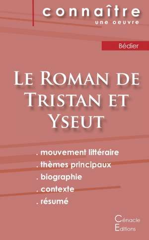 Fiche de lecture Le Roman de Tristan et Yseut (Analyse littéraire de référence et résumé complet) de Joseph Bédier