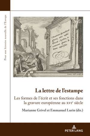 La lettre de l'estampe