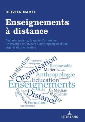 ENSEIGNEMENTS DISTANCE DES ARTS SAVANP de Olivier Marty