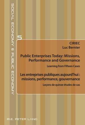 Public Enterprises Today: Learning fr de Ciriec