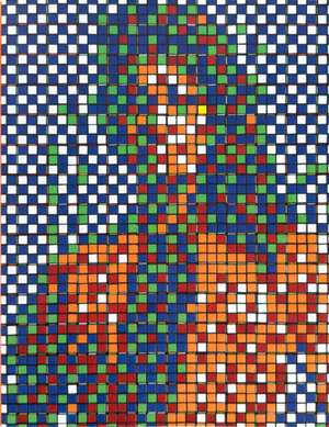 Invader: Rubikcubist de Savithri Nelson
