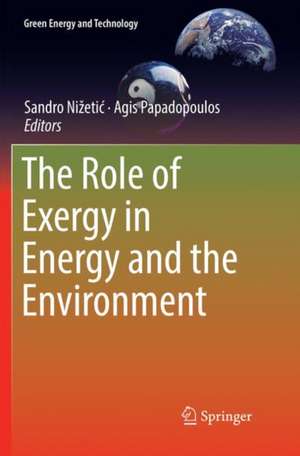 The Role of Exergy in Energy and the Environment de Sandro Nižetić