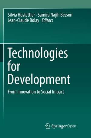 Technologies for Development de Silvia Hostettler