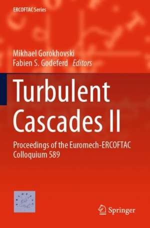 Turbulent Cascades II: Proceedings of the Euromech-ERCOFTAC Colloquium 589 de Mikhael Gorokhovski