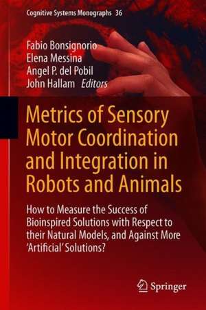 Metrics of Sensory Motor Coordination and Integration in Robots and Animals: How to Measure the Success of Bioinspired Solutions with Respect to their Natural Models, and Against More ‘Artificial’ Solutions? de Fabio Bonsignorio