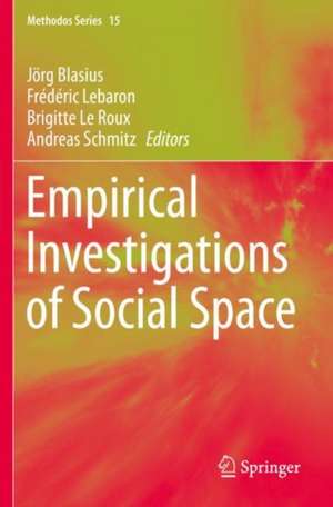 Empirical Investigations of Social Space de Jörg Blasius