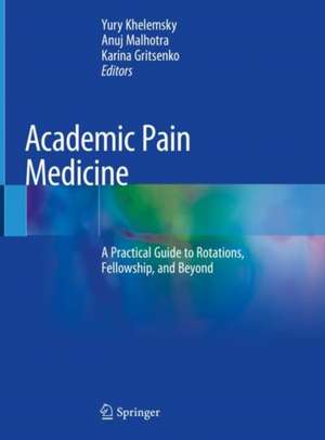 Academic Pain Medicine: A Practical Guide to Rotations, Fellowship, and Beyond de Yury Khelemsky