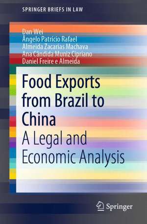 Food Exports from Brazil to China: A Legal and Economic Analysis de Dan Wei