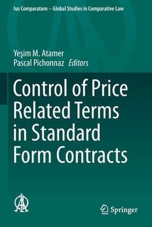 Control of Price Related Terms in Standard Form Contracts de Yeşim M. Atamer