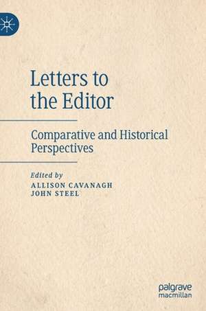 Letters to the Editor: Comparative and Historical Perspectives de Allison Cavanagh