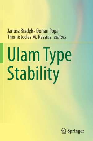 Ulam Type Stability de Janusz Brzdęk