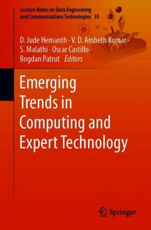 Emerging Trends in Computing and Expert Technology de D. Jude Hemanth