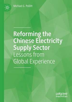 Reforming the Chinese Electricity Supply Sector: Lessons from Global Experience de Michael G. Pollitt