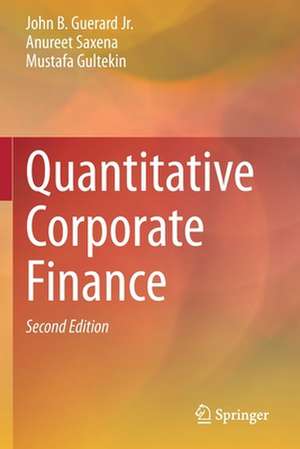 Quantitative Corporate Finance de John B. Guerard Jr.