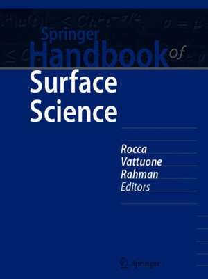 Springer Handbook of Surface Science de Mario Rocca